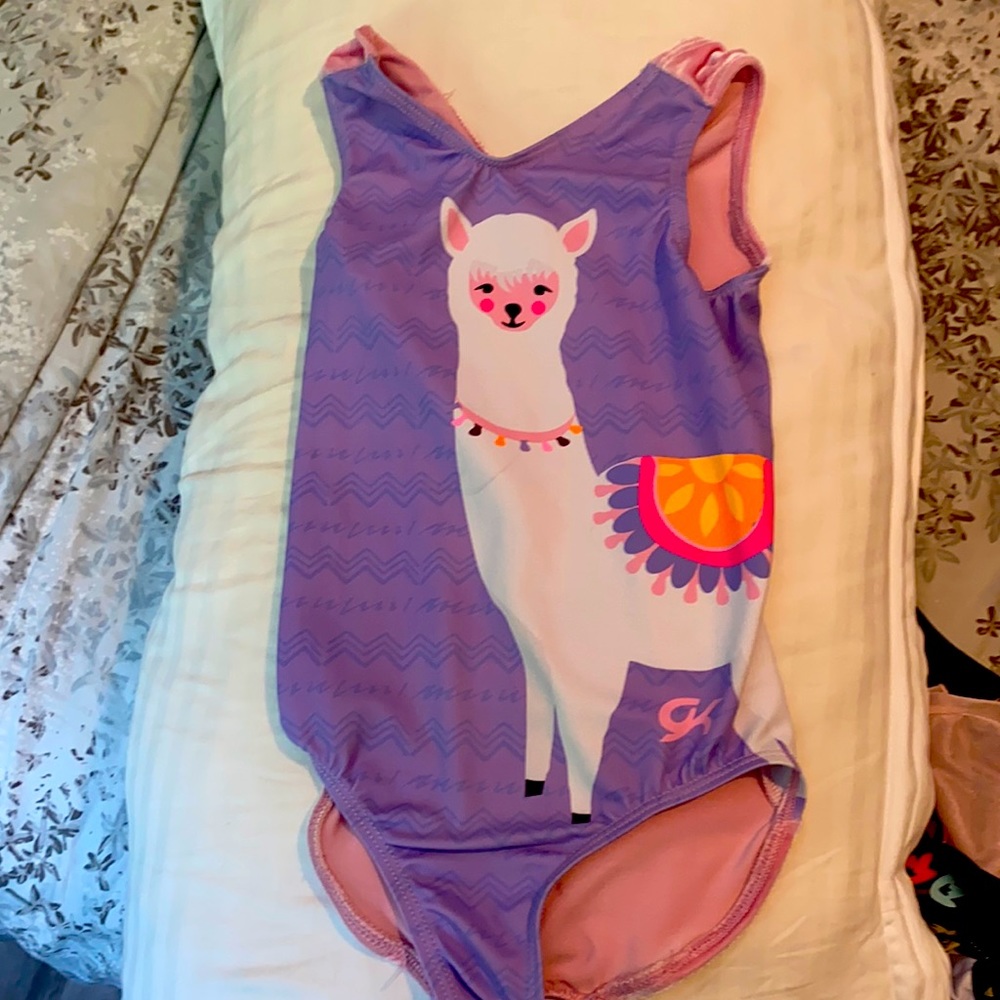 child gk llama leotard